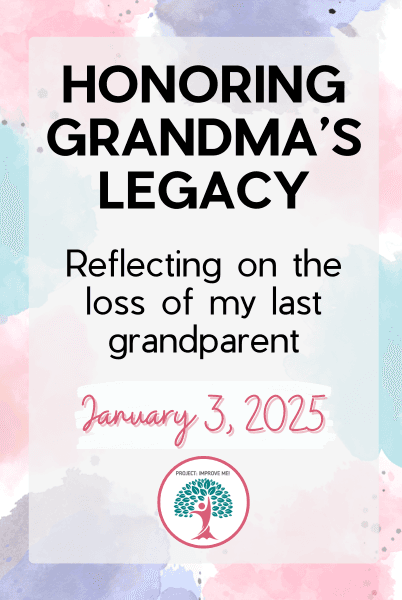 A personal reflection on love, loss, and preserving family legacy after losing my grandmother.