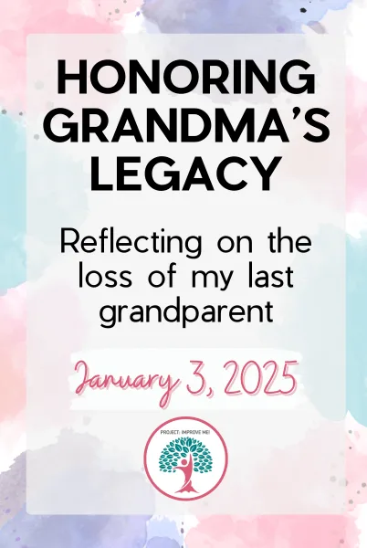 A personal reflection on love, loss, and preserving family legacy after losing my grandmother.