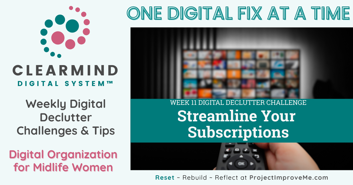 Streamline Your Subscriptions