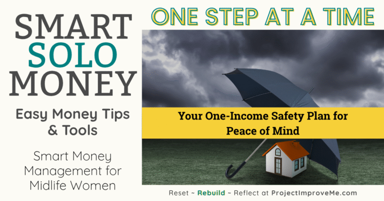 Smart Money Management Part 4: Build a Financial Safety Net on One Income