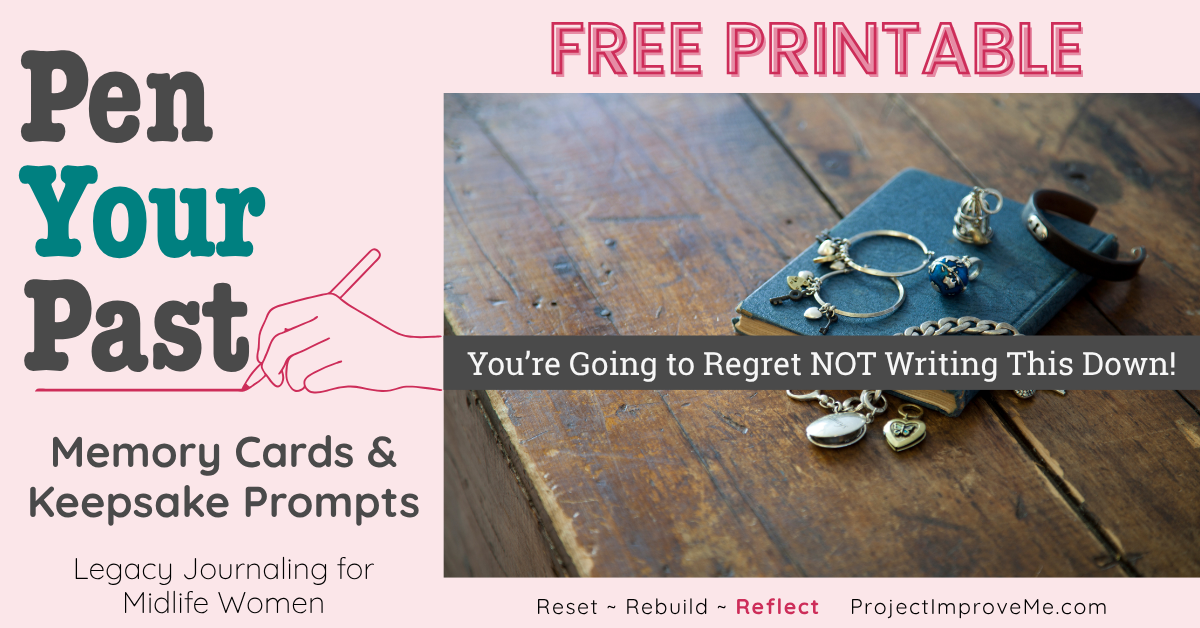 The Story Behind It: A Free Printable for When You're Letting Go of Stuff (But Not the Memories)